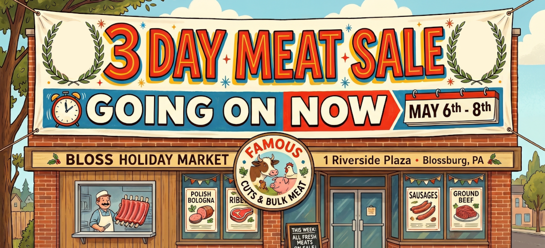 Meat Sale May 6th, 7th and 8th